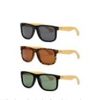 PL 7971 - Wholesale Bamboo Polarized Lens Sunglasses